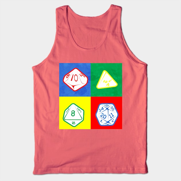 Old School Gaming Tank Top by Spilled Ink